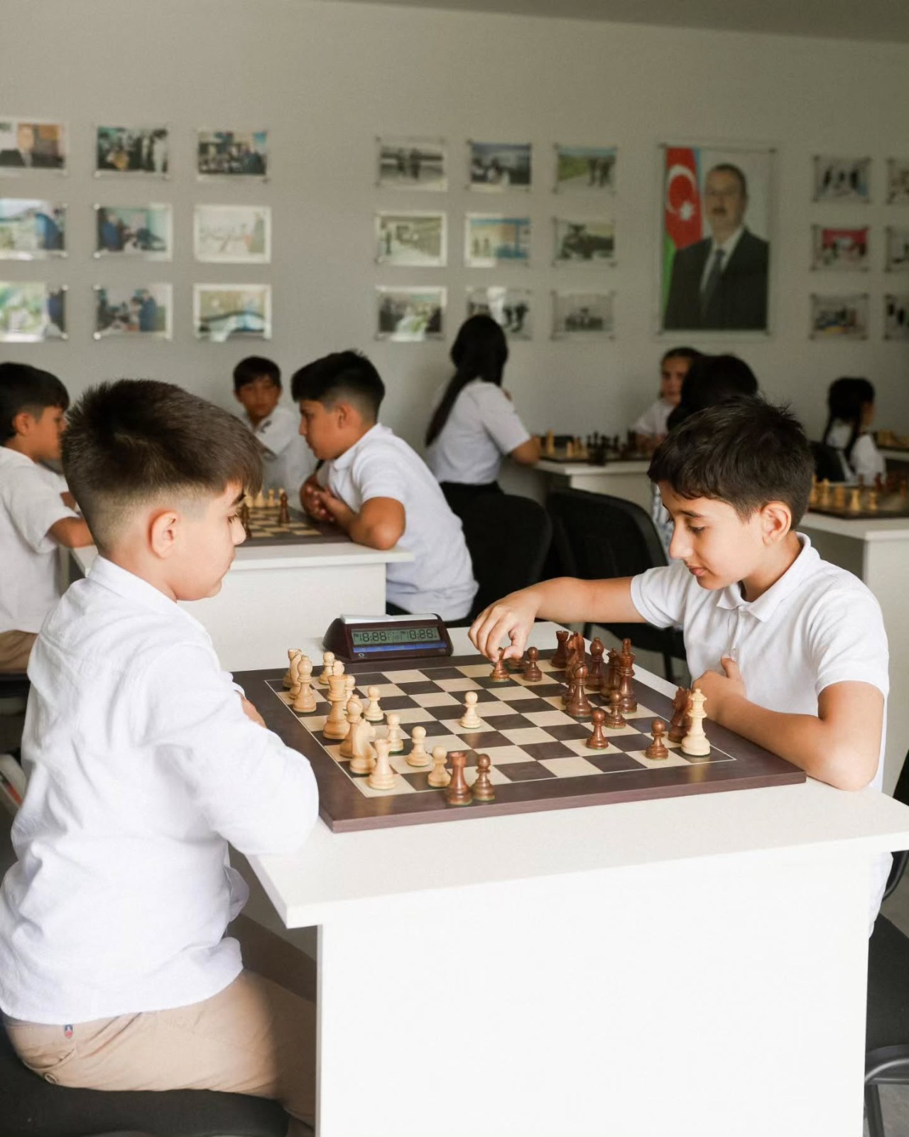 Leyla və Arzu Əliyevalar “Gənc arıçı” layihəsinin iştirakçısı ilə görüşdülər - FOTOLAR