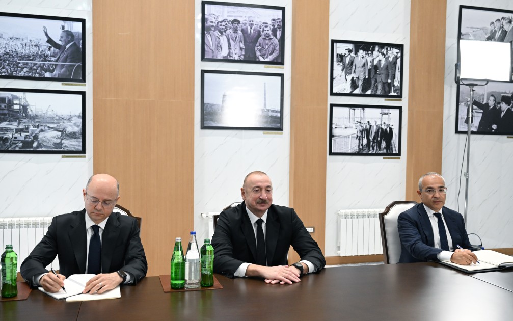 İlham Əliyev Çen Qianqla görüşdü - FOTOLAR