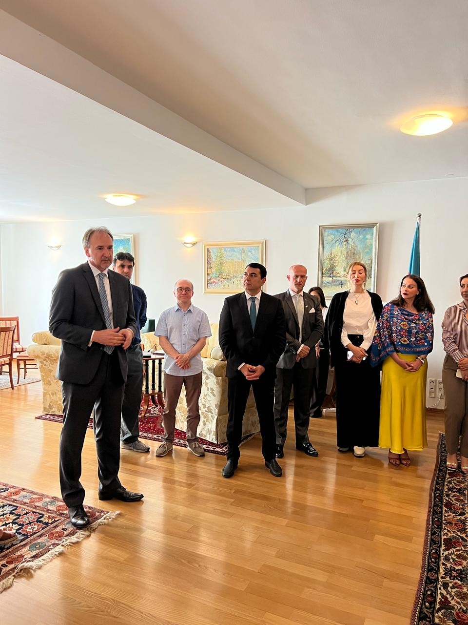 Adil Kərimli Xorvatiyadakı Səfirliyimizdə olub - FOTOLAR