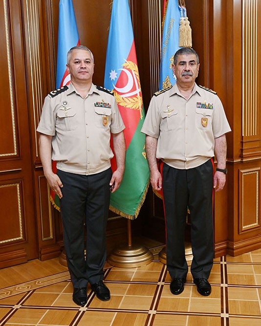 Onlara “general-mayor” rütbələri təqdim olundu - FOTOLAR