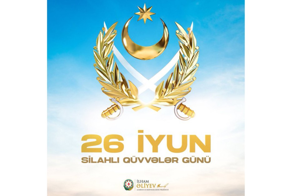 Prezident Silahlı Qüvvələr Günü ilə bağlı paylaşım etdi - VİDEO