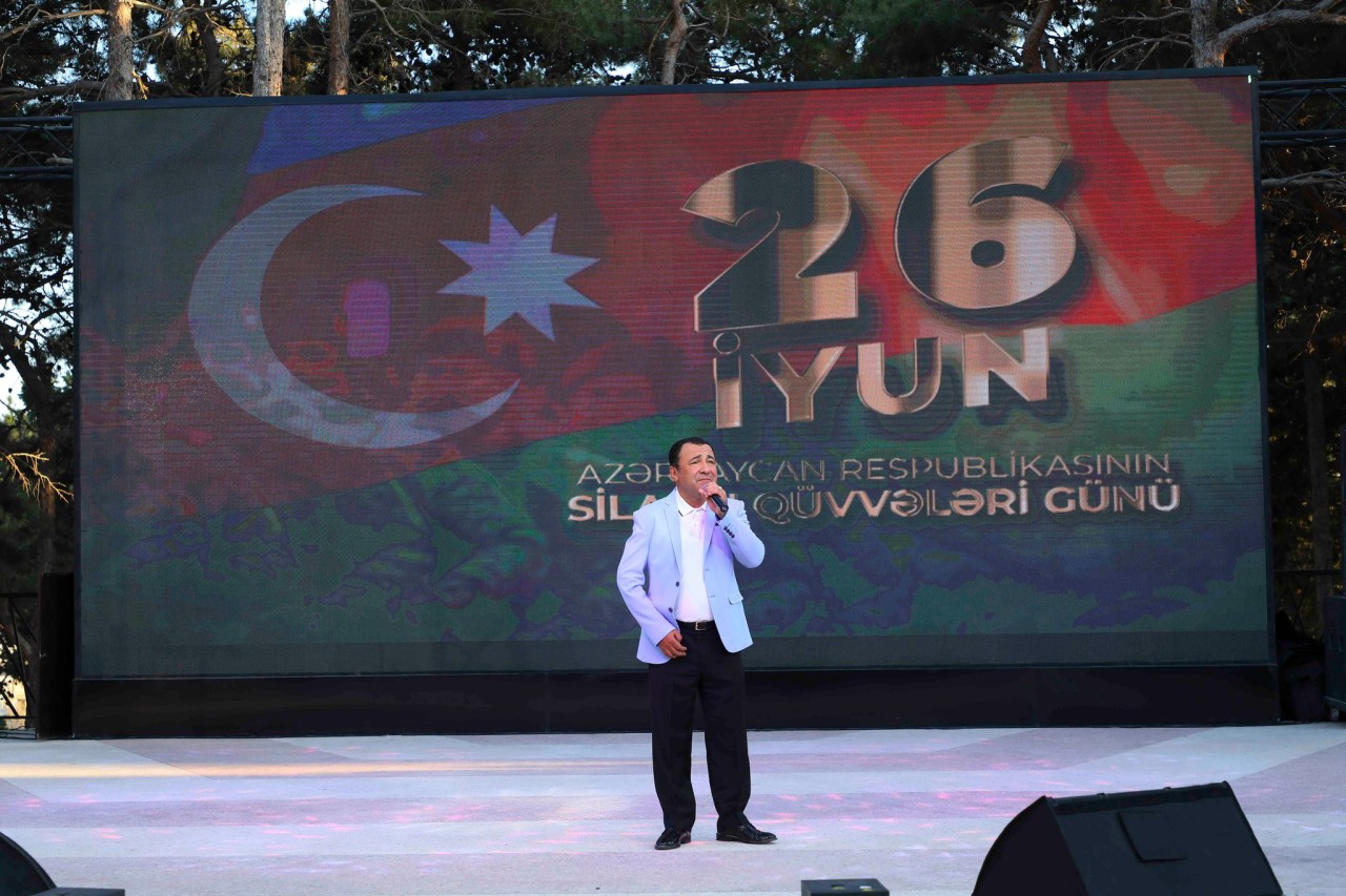 Xətai rayonunda Silahlı Qüvvələr Gününə həsr olunmuş konsert keçirildi - FOTOLAR+VİDEO