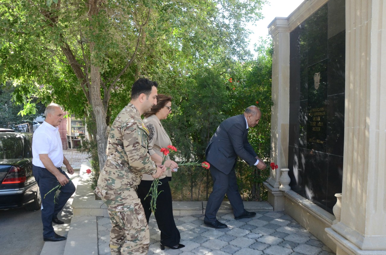 14 şəhidimizin abidə və abidə kompleksləri ziyarət olundu - FOTOLAR