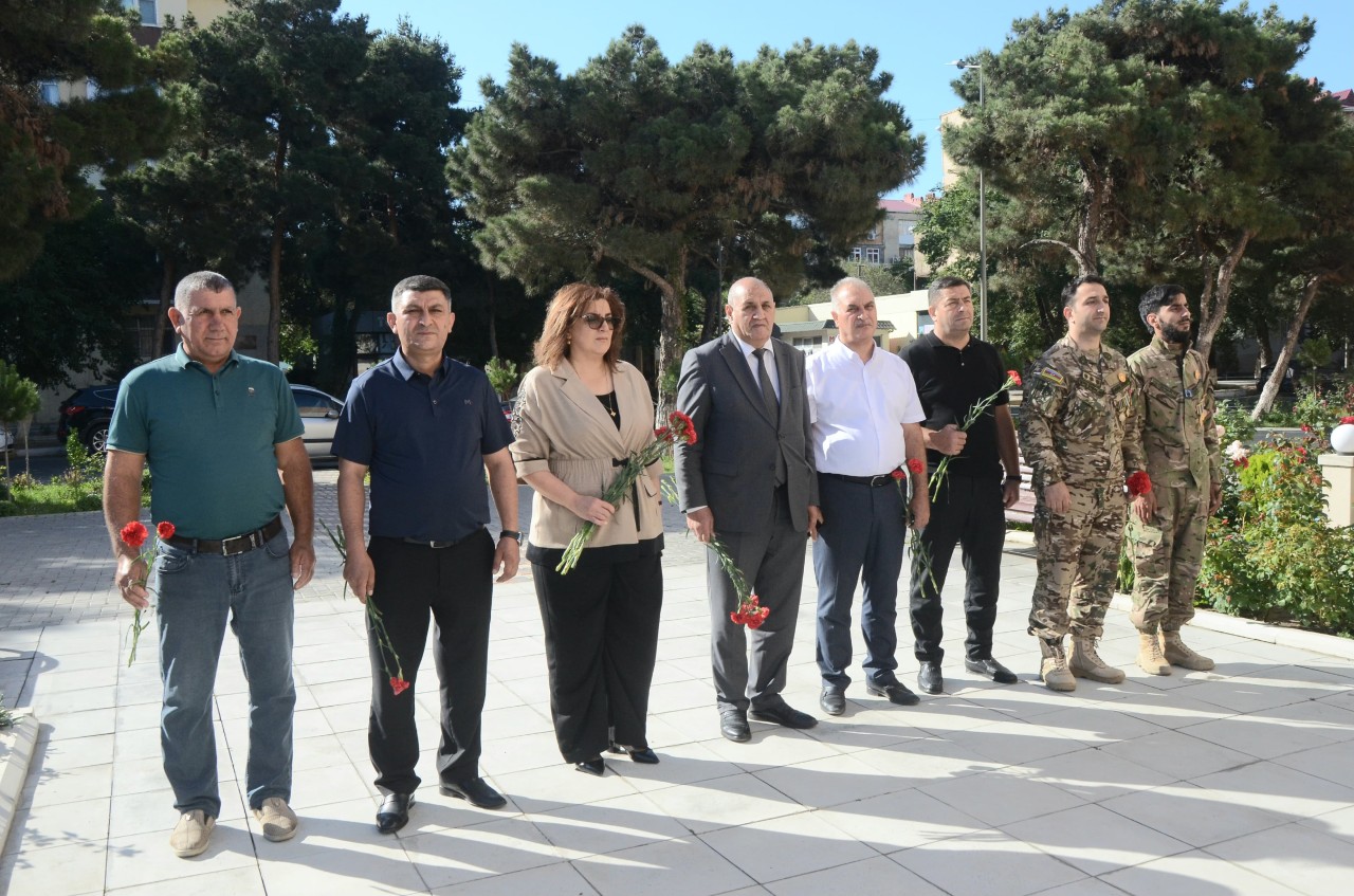 14 şəhidimizin abidə və abidə kompleksləri ziyarət olundu - FOTOLAR