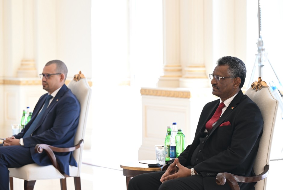 Prezident Sudanın yeni səfirinin etimadnaməsini qəbul etdi - FOTOLAR
