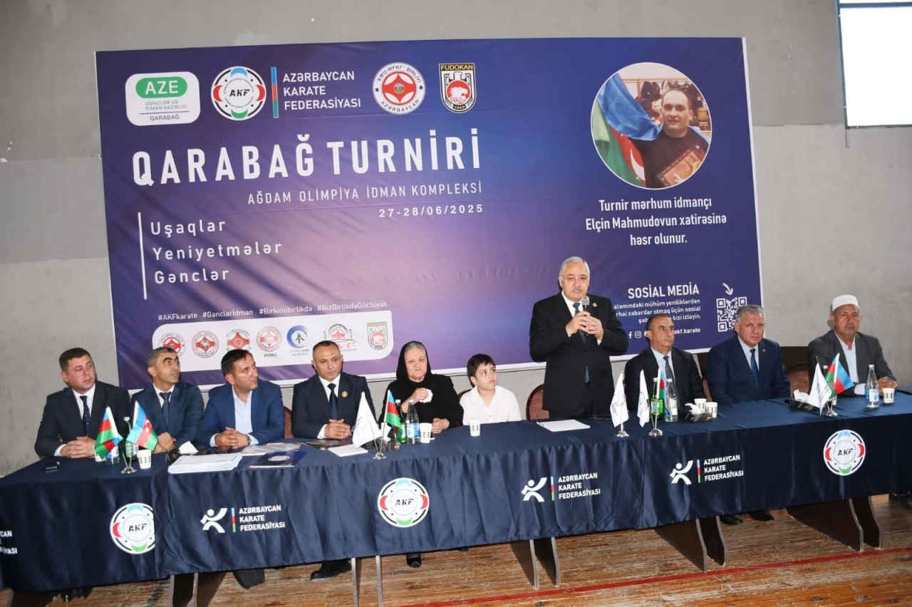 Ağdamda karate üzrə "Qarabağ" turniri keçirilib - FOTOLAR