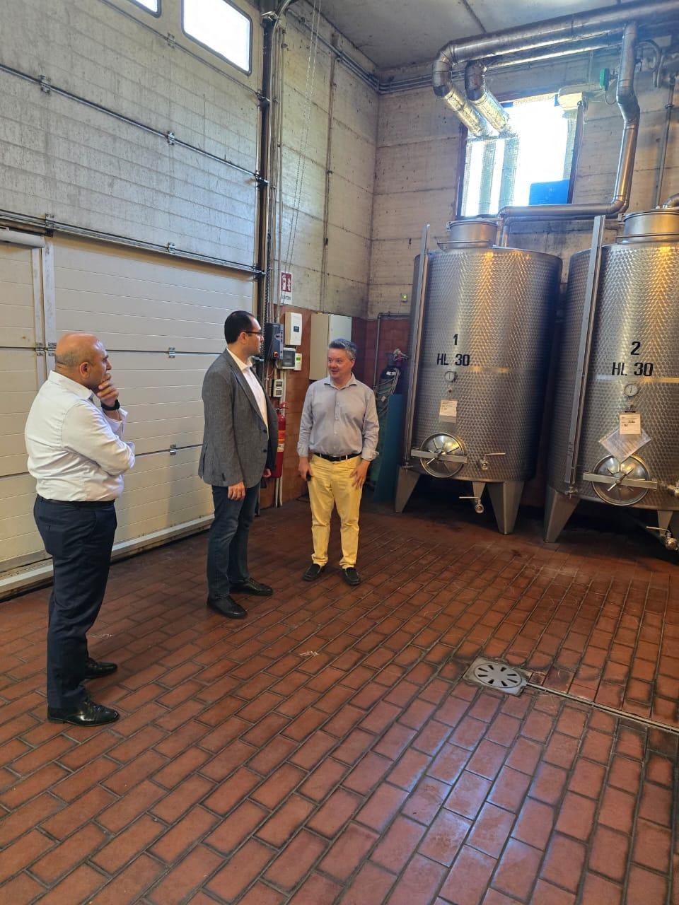 Nazir İtaliyada şərabçılıq müəssisəsinin fəaliyyəti ilə tanış olub - FOTO