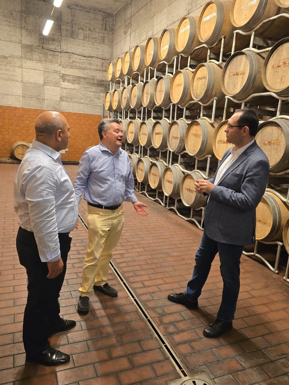 Nazir İtaliyada şərabçılıq müəssisəsinin fəaliyyəti ilə tanış olub - FOTO