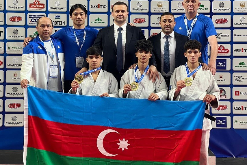 Cüdoçularımız Avropa çempionatında birinci olub