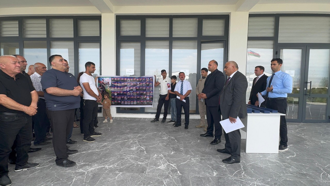 Köç karvanı Kəngərli kəndinə çatıb - FOTOLAR (YENİLƏNİB)