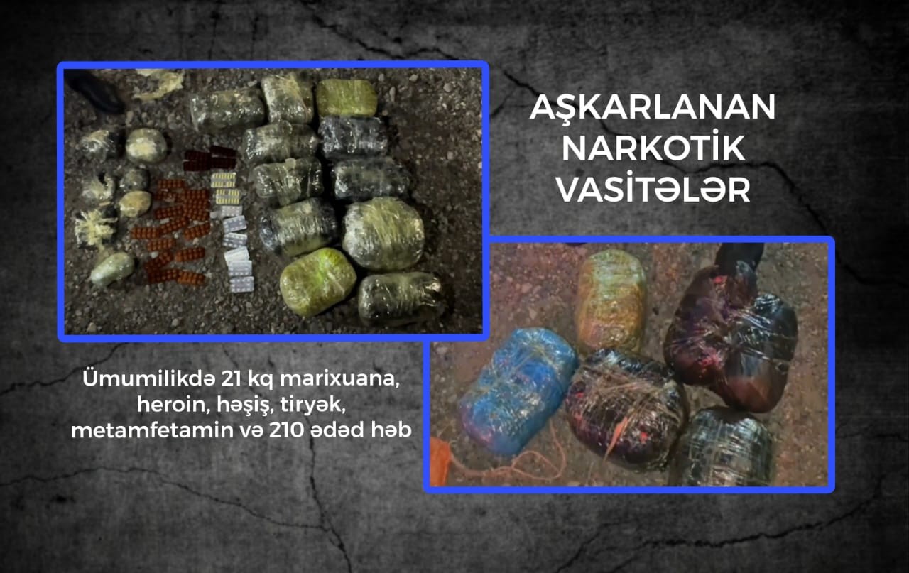 Mopedlə narkokuryerlik edən şəxs saxlanıldı - FOTO