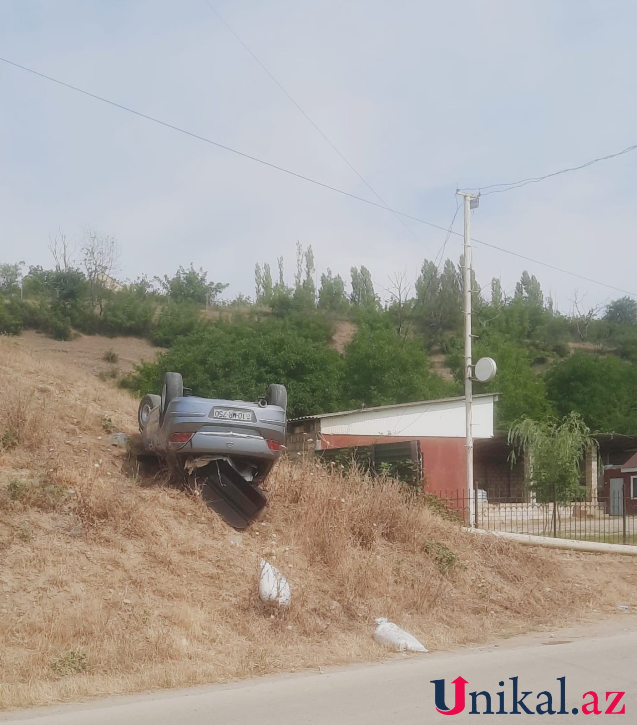 Qusarda avtomobil piyadanı vurub, daha sonra aşıb - FOTO 