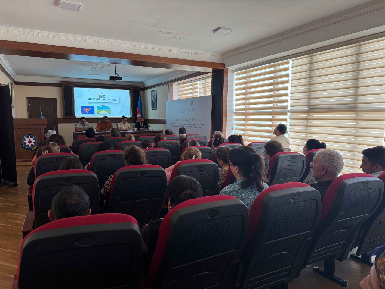 Gəncədə məcburi köçkünlər üçün hüquqi maarifləndirmə tədbiri keçirilib - VİDEO