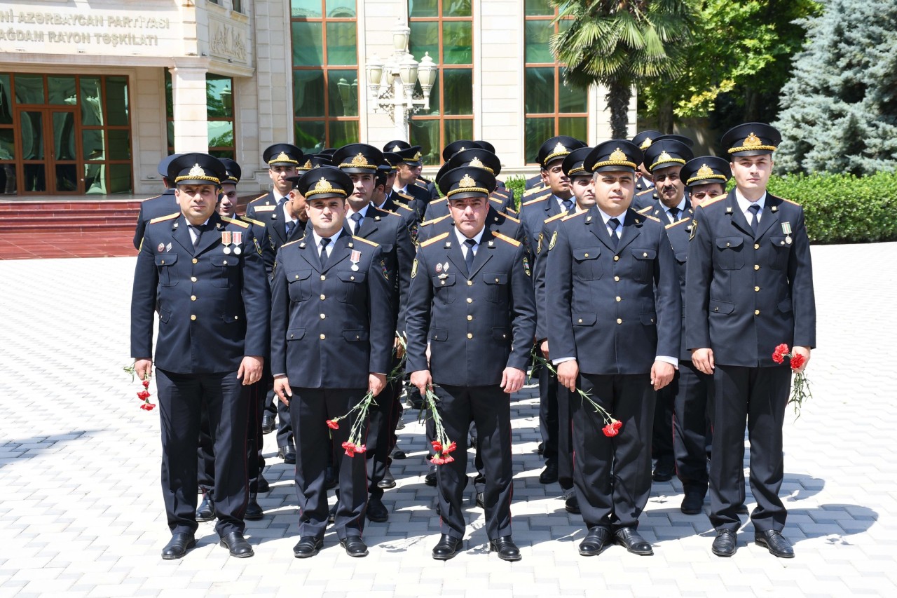 Ağdamda Polis Gününə həsr olunmuş tədbir keçirilib - FOTOLAR
