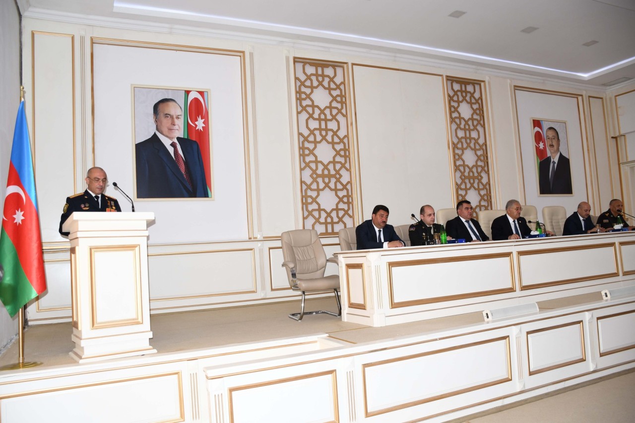 Ağdamda Polis Gününə həsr olunmuş tədbir keçirilib - FOTOLAR