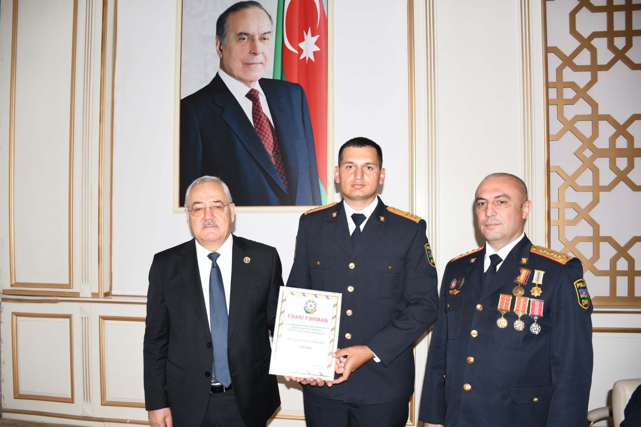 Ağdamda Polis Gününə həsr olunmuş tədbir keçirilib - FOTOLAR