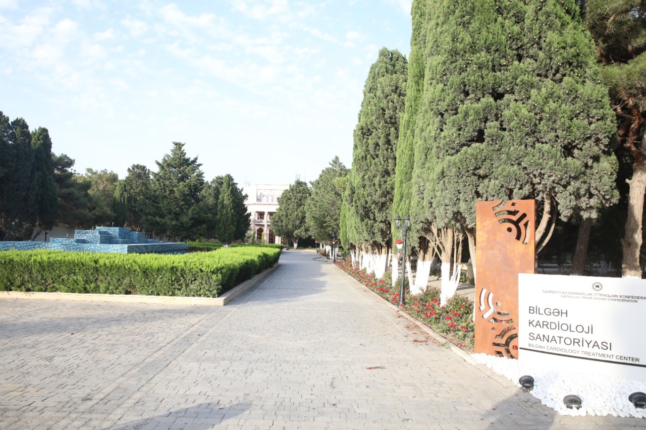 Bilgəh Kardioloji Sanatoriyasında şərait yaxşılaşdırılır - FOTOLAR