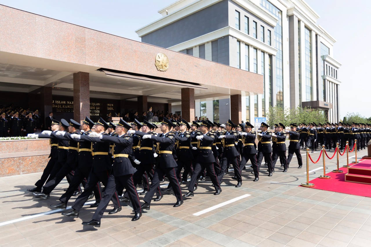 Polis Akademiyasında təntənəli buraxılış mərasimi keçirildi - VİDEO+FOTOLAR