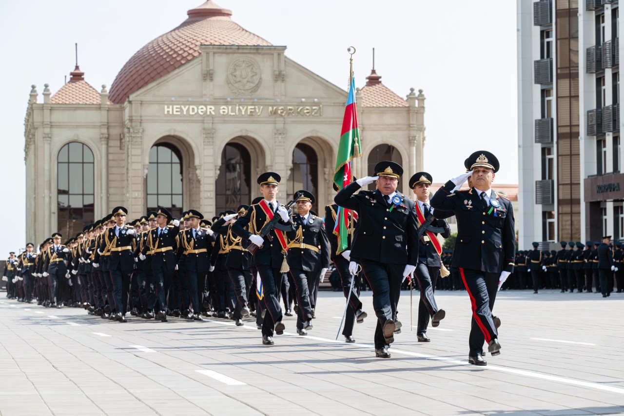 Polis Akademiyasında təntənəli buraxılış mərasimi keçirildi - VİDEO+FOTOLAR