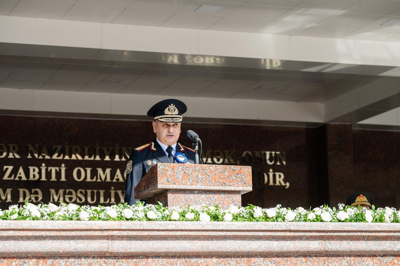 Polis Akademiyasında təntənəli buraxılış mərasimi keçirildi - VİDEO+FOTOLAR