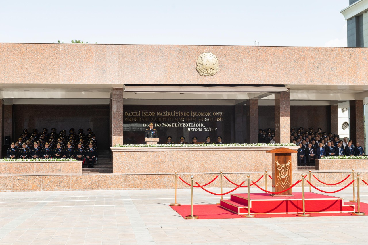 Polis Akademiyasında təntənəli buraxılış mərasimi keçirildi - VİDEO+FOTOLAR