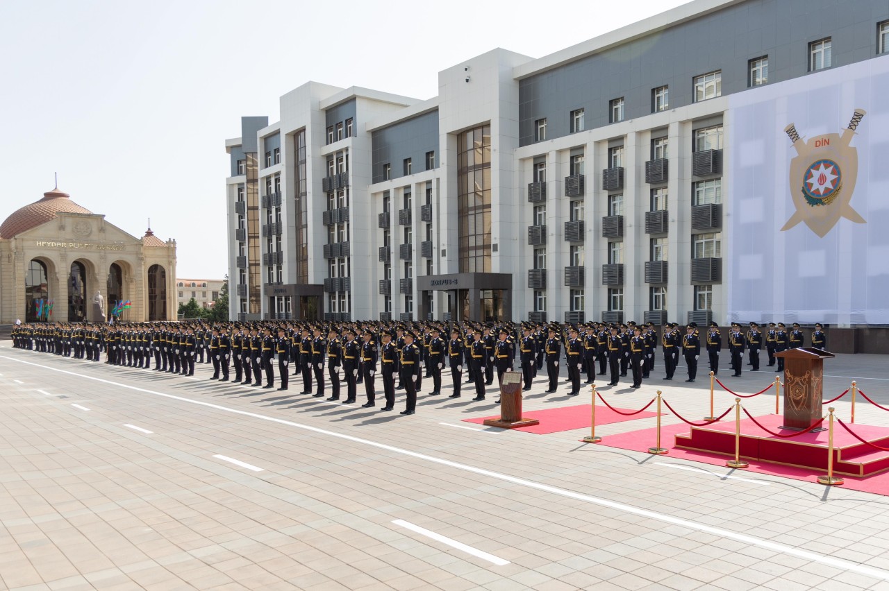 Polis Akademiyasında təntənəli buraxılış mərasimi keçirildi - VİDEO+FOTOLAR