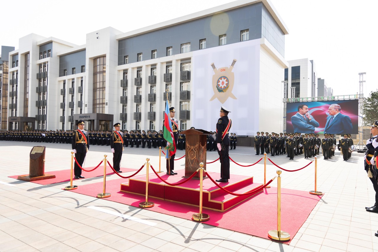 Polis Akademiyasında təntənəli buraxılış mərasimi keçirildi - VİDEO+FOTOLAR