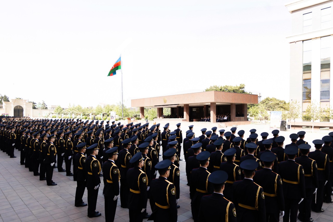 Polis Akademiyasında təntənəli buraxılış mərasimi keçirildi - VİDEO+FOTOLAR