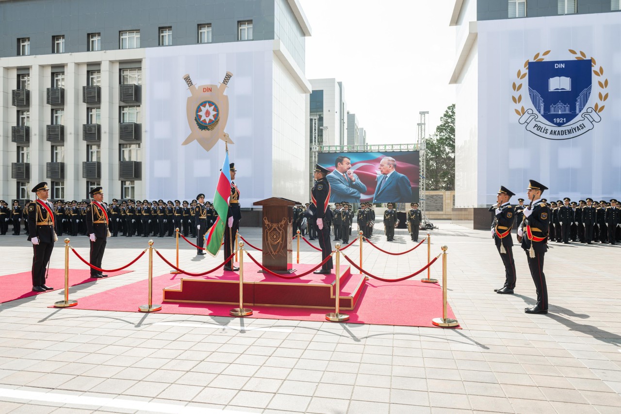 Polis Akademiyasında təntənəli buraxılış mərasimi keçirildi - VİDEO+FOTOLAR