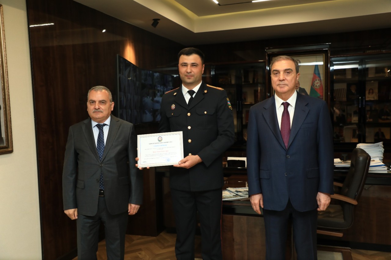 Gəncədə Polis Günü qeyd olundu - FOTOLAR