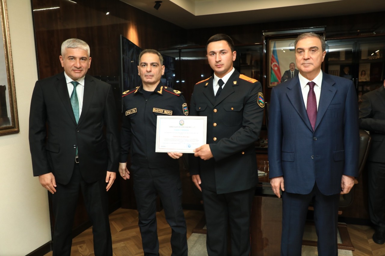 Gəncədə Polis Günü qeyd olundu - FOTOLAR