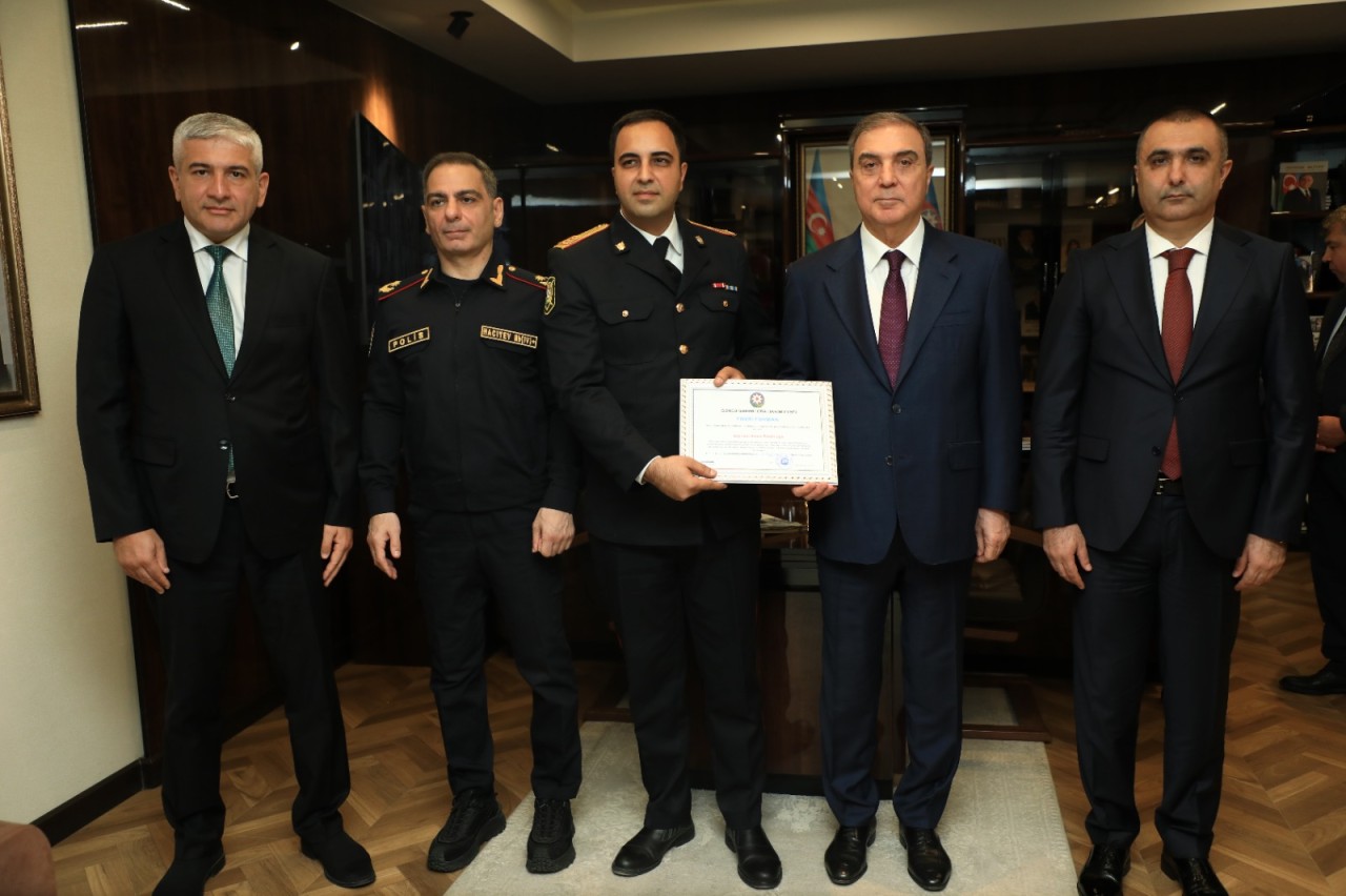 Gəncədə Polis Günü qeyd olundu - FOTOLAR