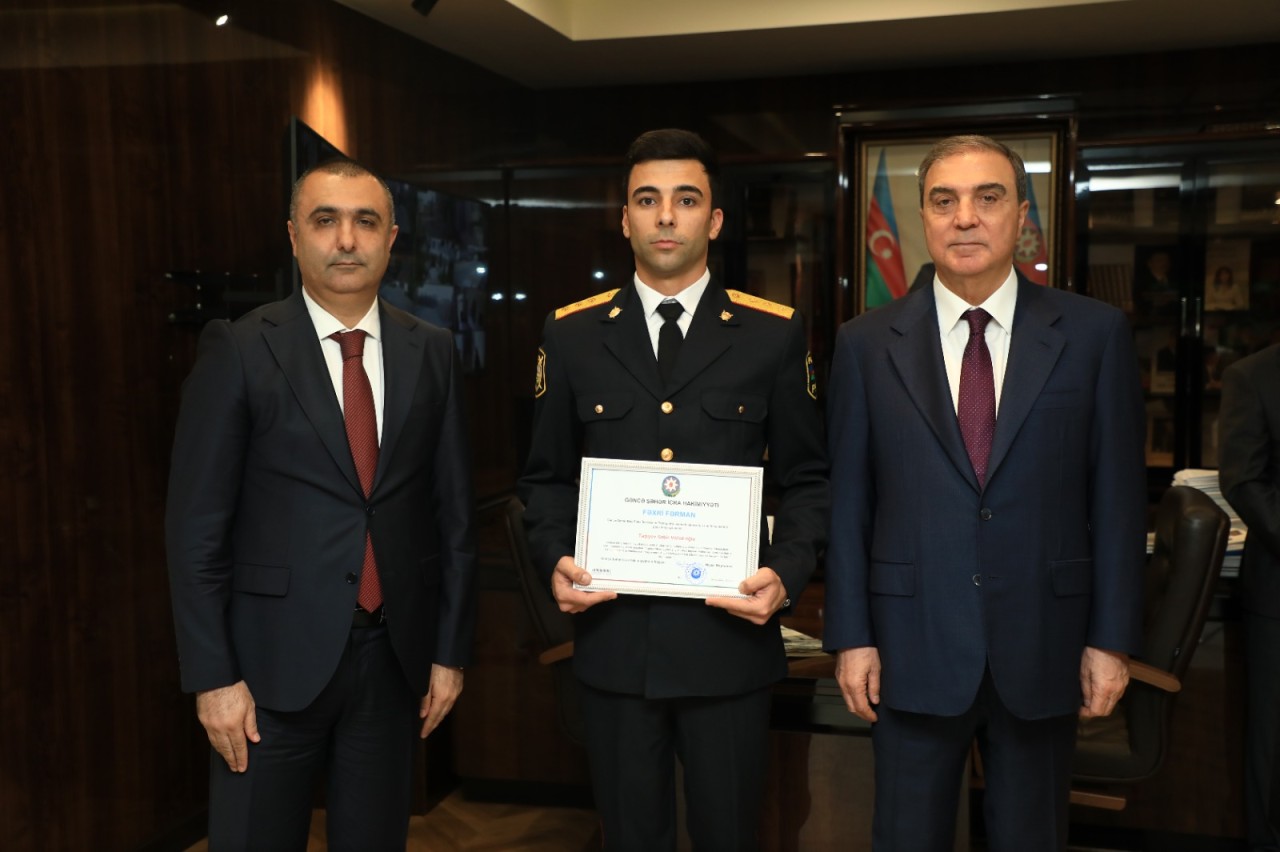 Gəncədə Polis Günü qeyd olundu - FOTOLAR