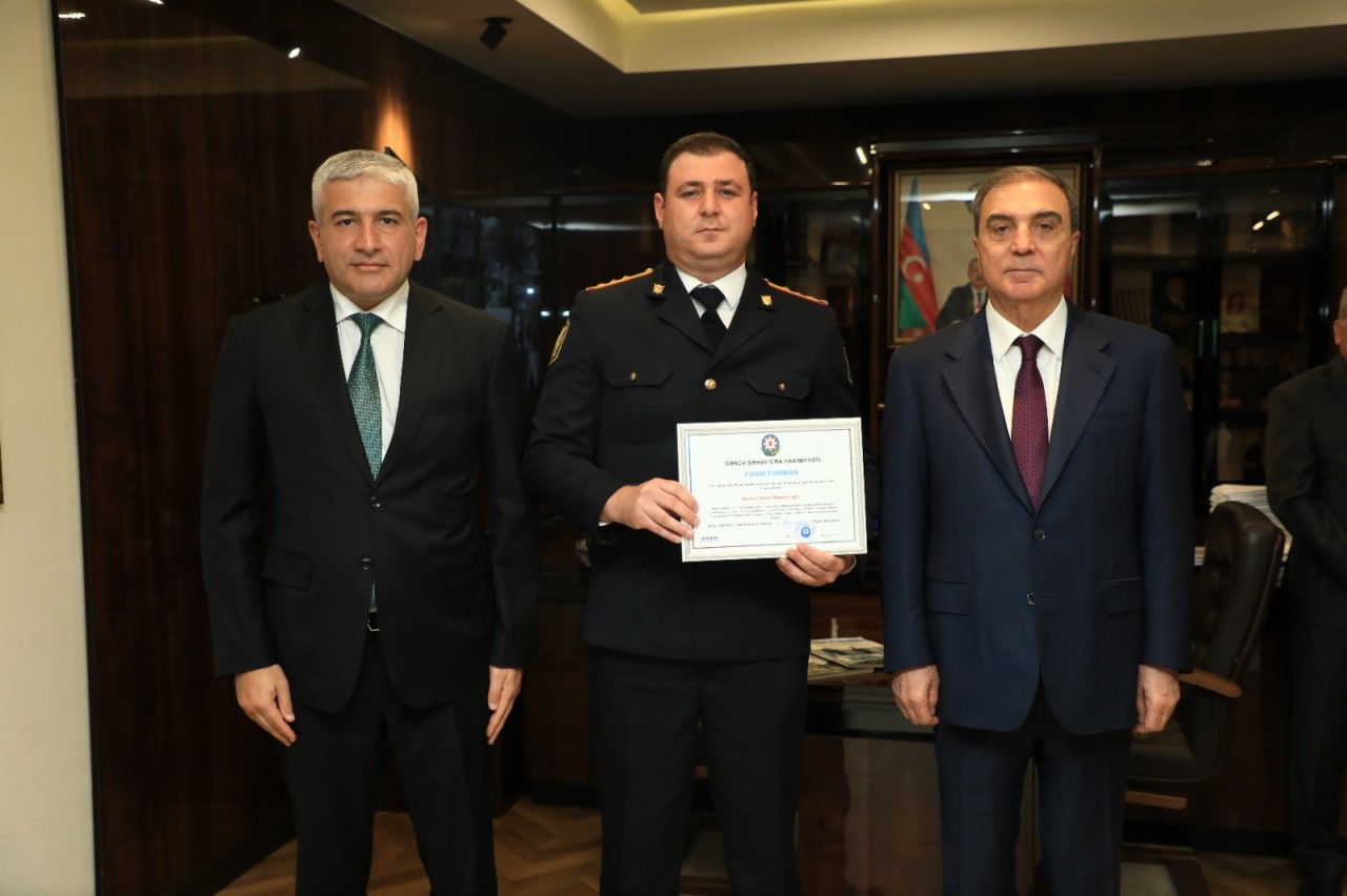 Gəncədə Polis Günü qeyd olundu - FOTOLAR