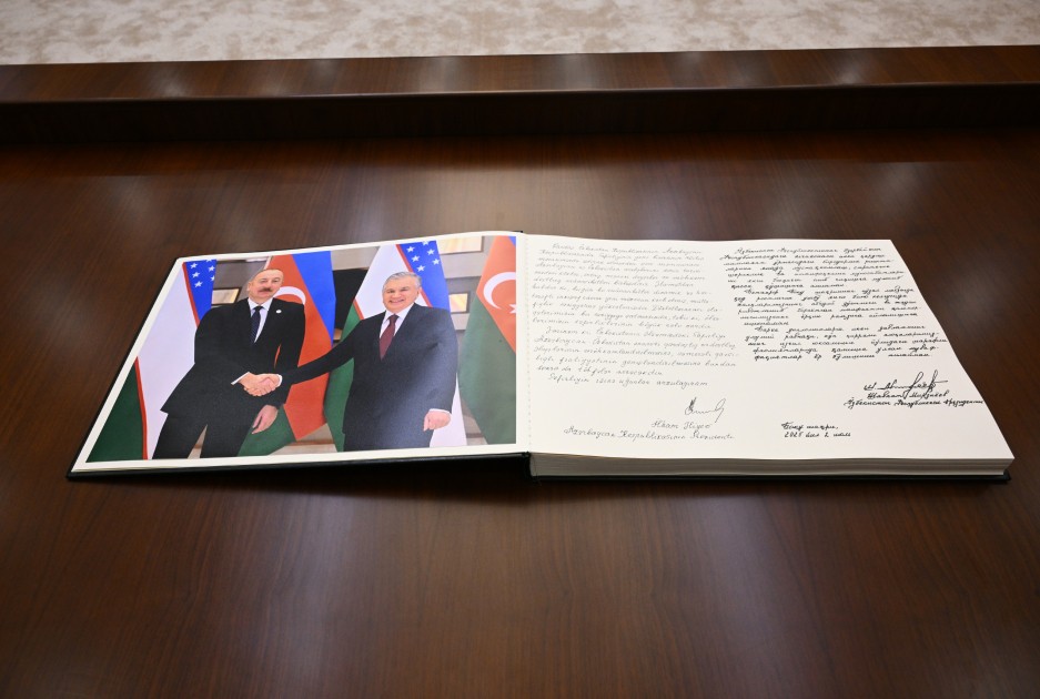 Özbəkistan səfirliyinin Bakıda yeni binası açıldı - YENİLƏNİB (FOTOLAR)