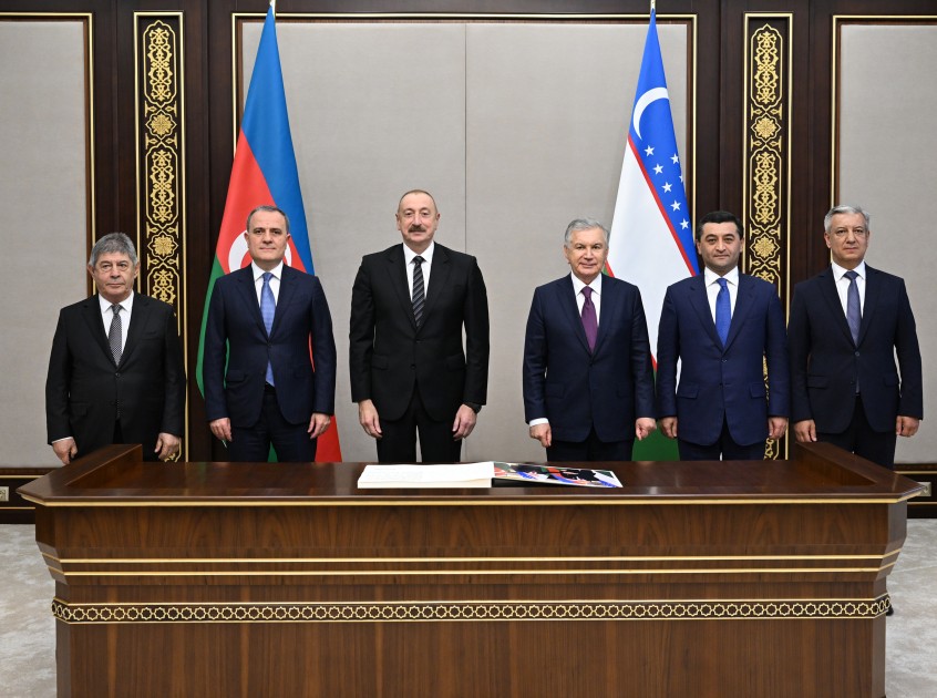 Özbəkistan səfirliyinin Bakıda yeni binası açıldı - YENİLƏNİB (FOTOLAR)