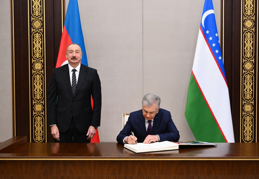 Özbəkistan səfirliyinin Bakıda yeni binası açıldı - YENİLƏNİB (FOTOLAR)