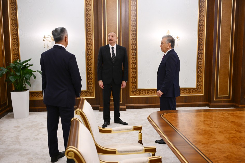 Özbəkistan səfirliyinin Bakıda yeni binası açıldı - YENİLƏNİB (FOTOLAR)