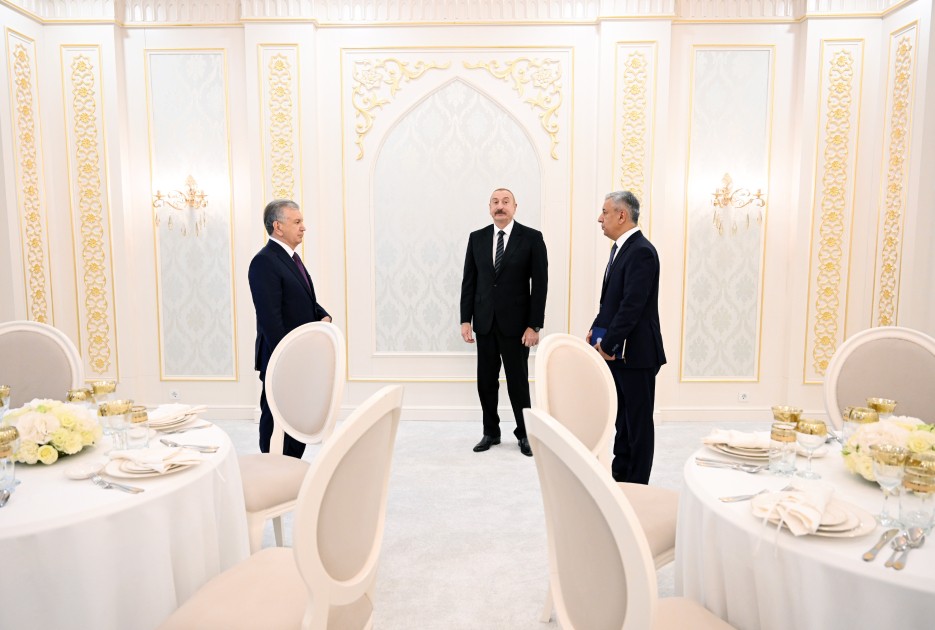 Özbəkistan səfirliyinin Bakıda yeni binası açıldı - YENİLƏNİB (FOTOLAR)