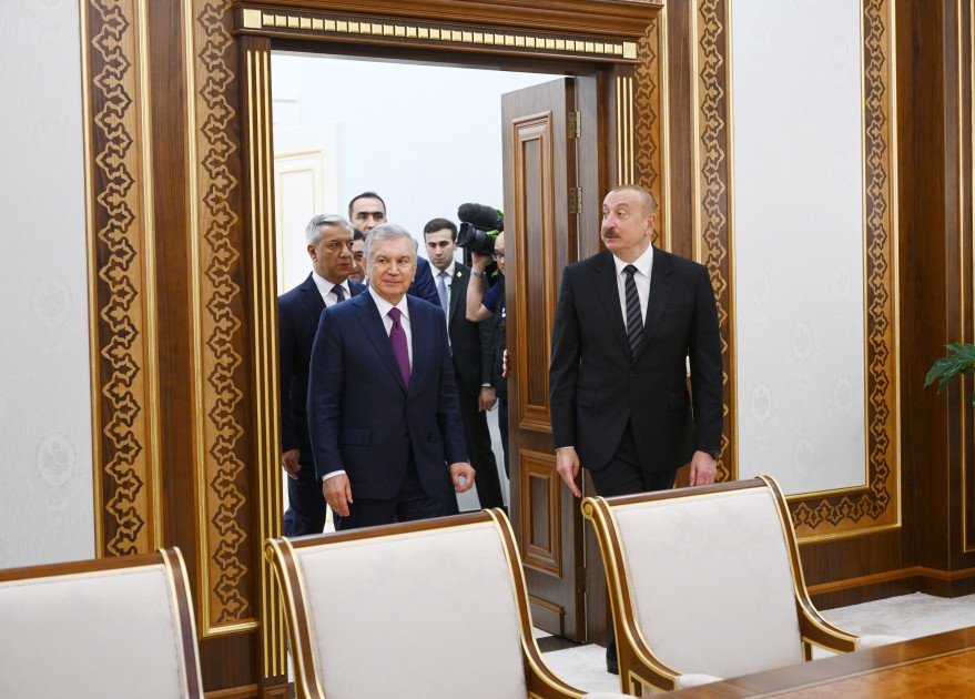 Özbəkistan səfirliyinin Bakıda yeni binası açıldı - YENİLƏNİB (FOTOLAR)