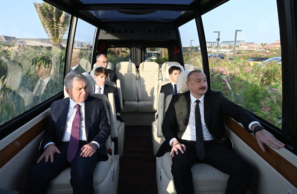 Azərbaycan və Özbəkistan prezidentləri “Sea Breeze”də - FOTOLAR