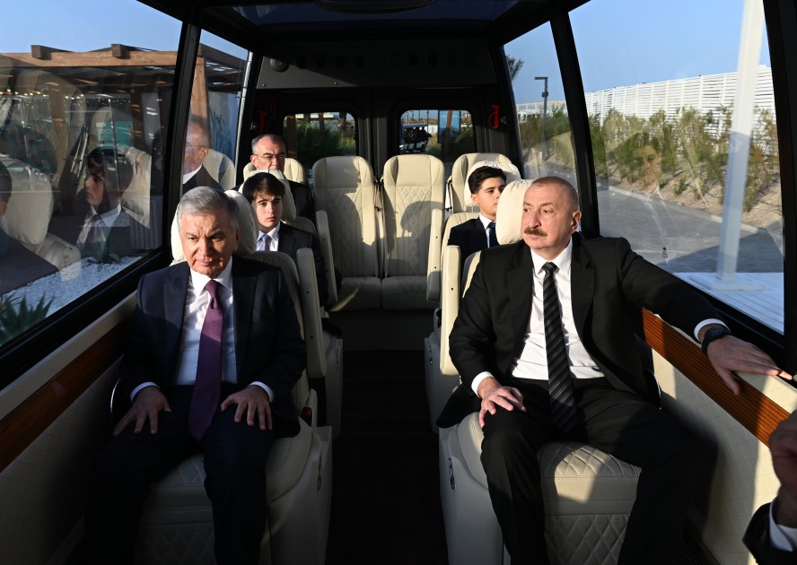 Azərbaycan və Özbəkistan prezidentləri “Sea Breeze”də - FOTOLAR