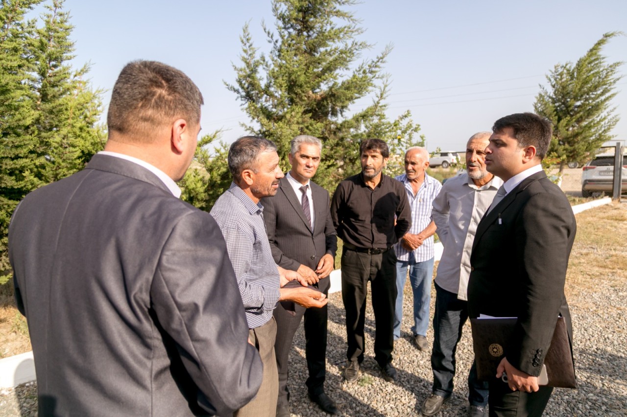 Neftçalanın icra başçısı səyyar görüş keçirib - FOTOLAR