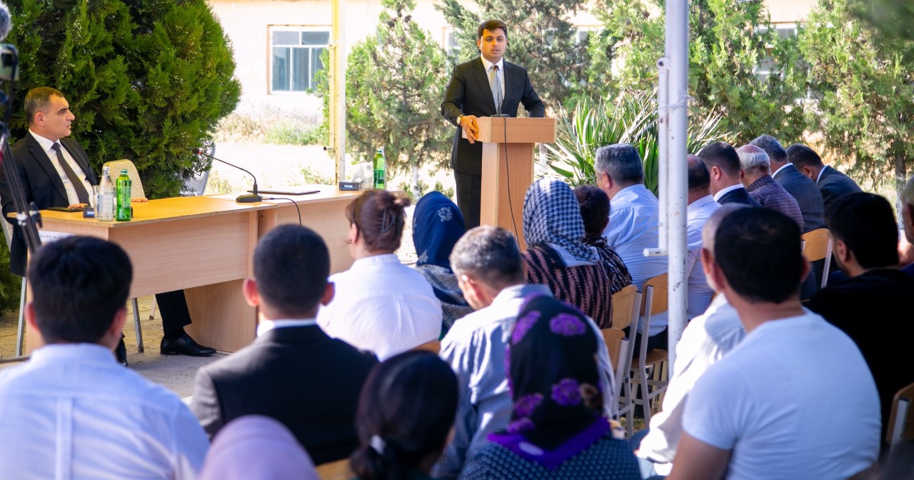 Neftçalanın icra başçısı səyyar görüş keçirib - FOTOLAR