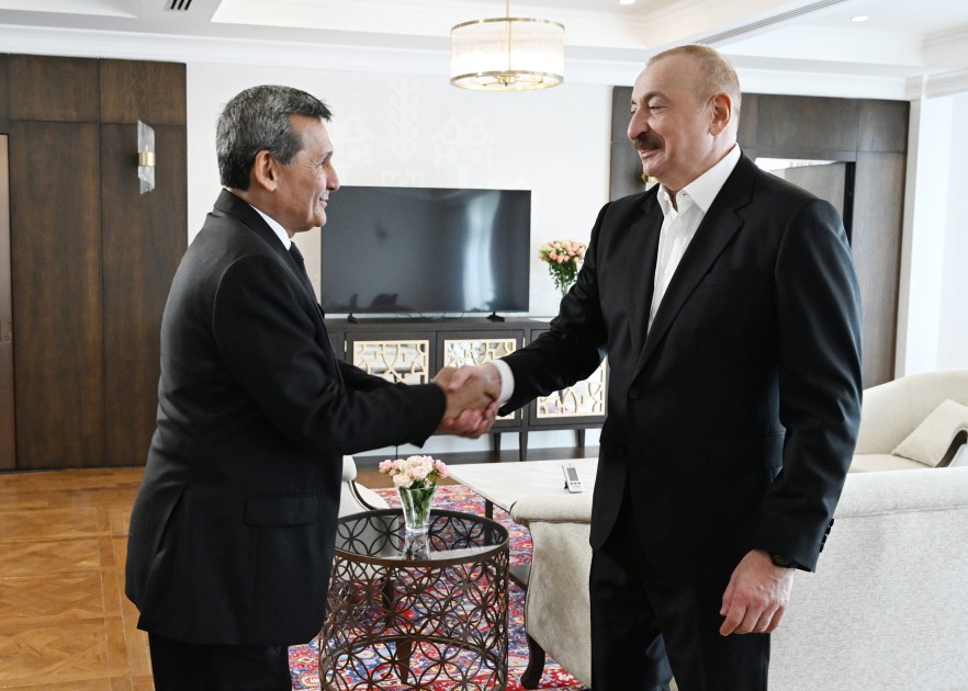 Prezident Xankəndidə qəbul keçirdi - FOTOLAR