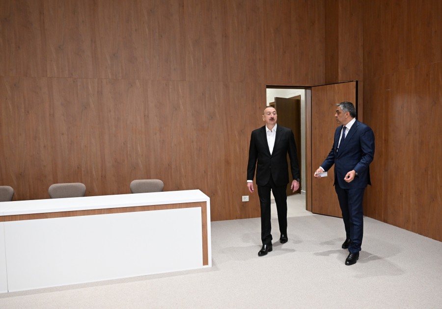 Prezident Xankəndi Konqres Mərkəzinin açılışında - FOTOLAR