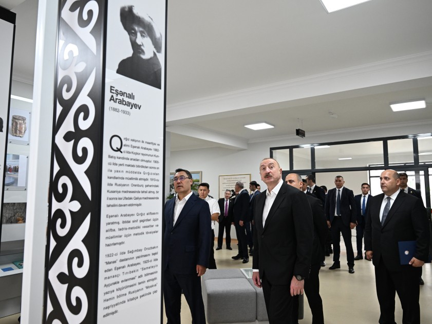 Prezidentlər Ağdamın Xıdırlı kəndinin 1-ci mərhələsinin açılışında - FOTOLAR