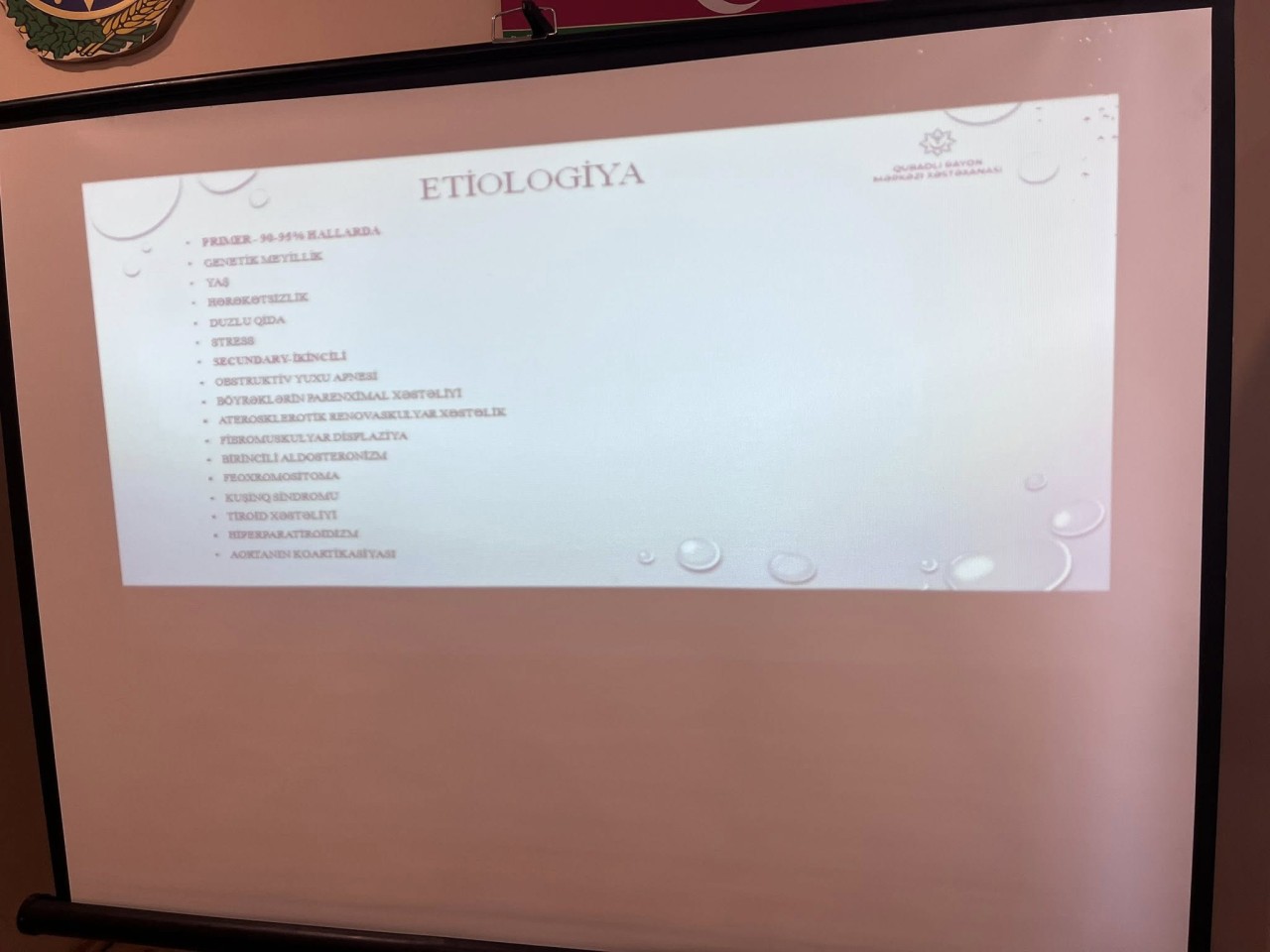 Qubadlı Rayon Mərkəzi Xəstəxanası maarifləndirici təlim keçirdi - FOTOLAR