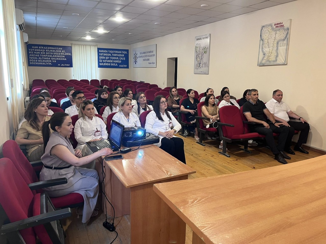 Qubadlı Rayon Mərkəzi Xəstəxanası maarifləndirici təlim keçirdi - FOTOLAR