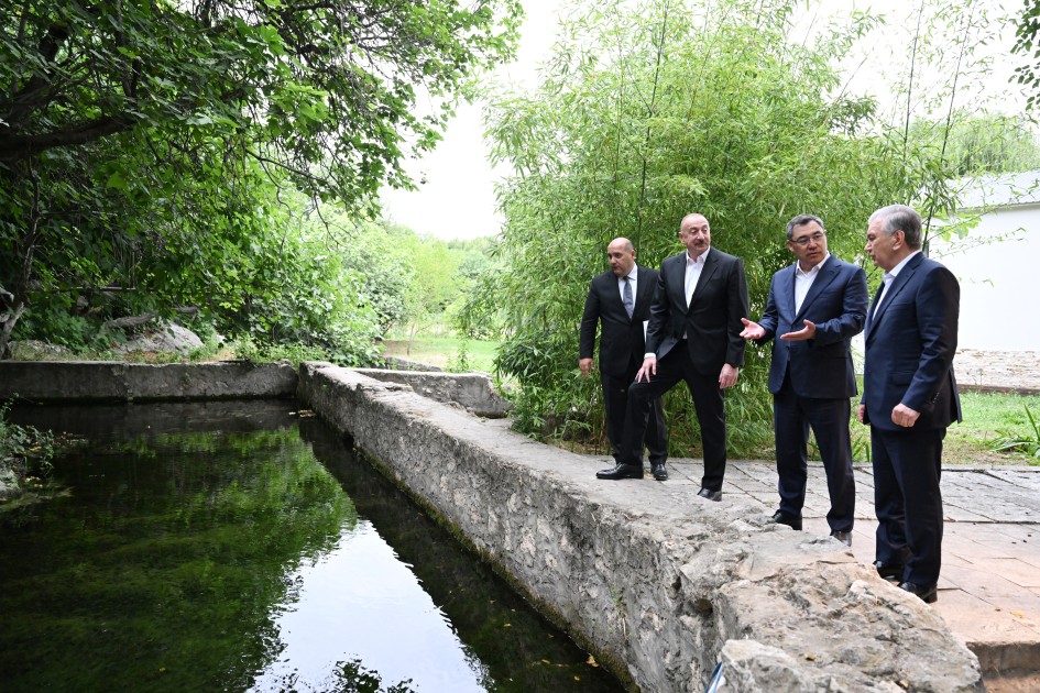Üç ölkənin lideri Şahbulaqda - FOTOLAR
